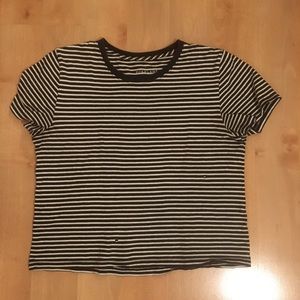 Everlane Cotton Boxy Striped Tee